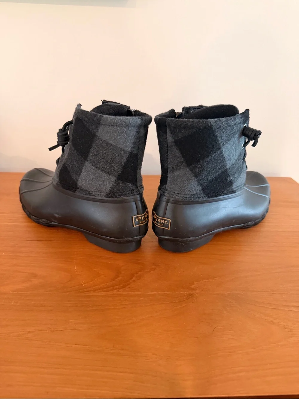 Sperry Women’s Black Waterproof Duck Boots